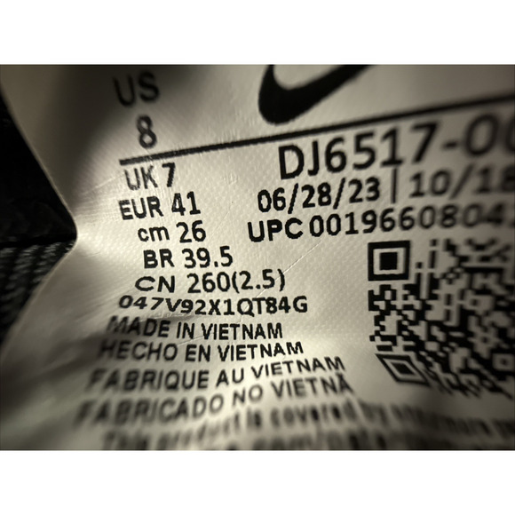 Nike Alpha Huarache NXT Metal Baseball Cleats Men's Size 8 Black DJ6517-001 NWOT - Picture 11 of 11